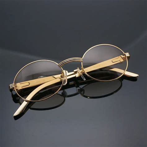 vintage gold frame glasses men